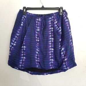W118 by Walter Baker Stripe Print Drawstring Skirt